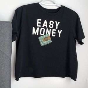 Nike self cropped shirt